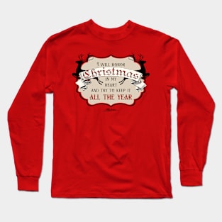 Charles Dickens Christmas Long Sleeve T-Shirt